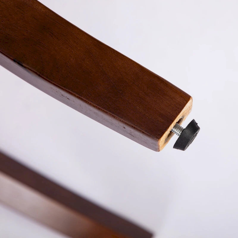 Moderne Esszimmerstühle im 2er-Set, gepolsterter Akzentstuhl aus Leinenstoff mit geschwungener Rückenlehne, Küchenstühle mit Gestell aus Gummibaumholz