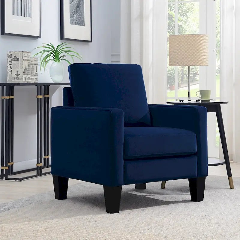 Fauteuil de style scandinave en polyester, inspiré du milieu du siècle