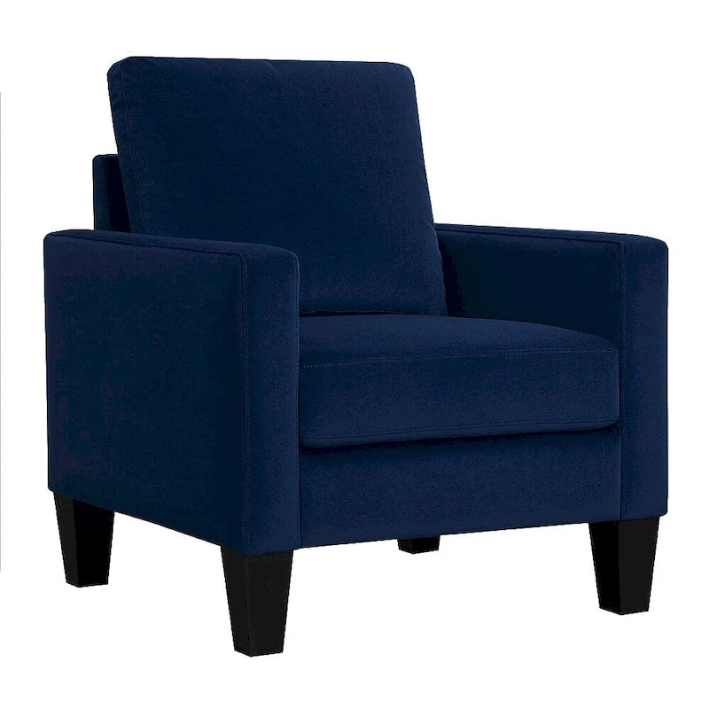 Fauteuil de style scandinave en polyester, inspiré du milieu du siècle