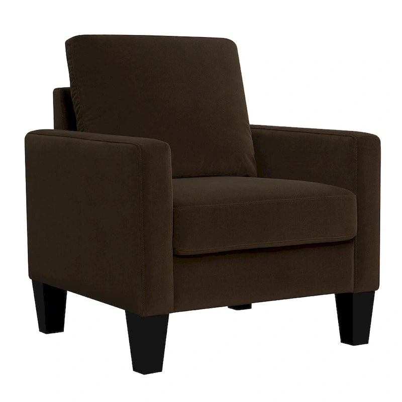 Polsterstuhl aus Polyester im skandinavischen Mid-Century-Stil