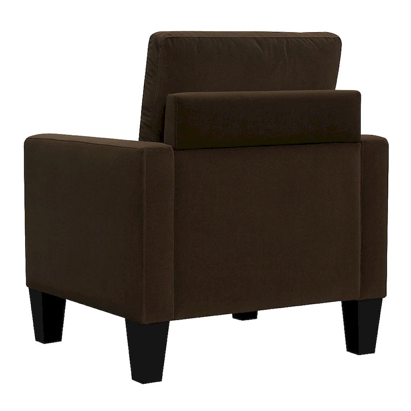 Polsterstuhl aus Polyester im skandinavischen Mid-Century-Stil