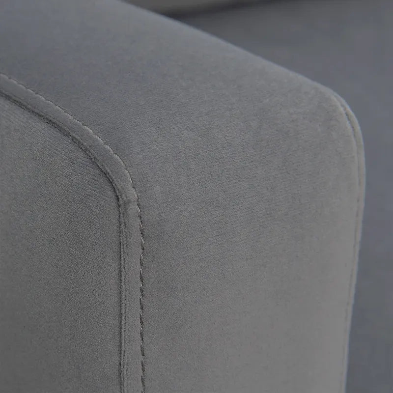 Polsterstuhl aus Polyester im skandinavischen Mid-Century-Stil