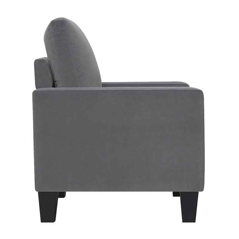 Polsterstuhl aus Polyester im skandinavischen Mid-Century-Stil