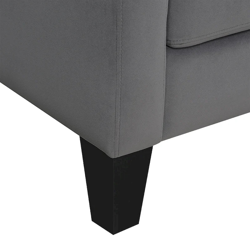 Polsterstuhl aus Polyester im skandinavischen Mid-Century-Stil