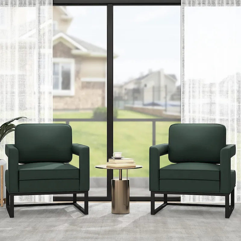 Silla decorativa moderna con brazos, silla tapizada de salón de estilo de mediados de siglo