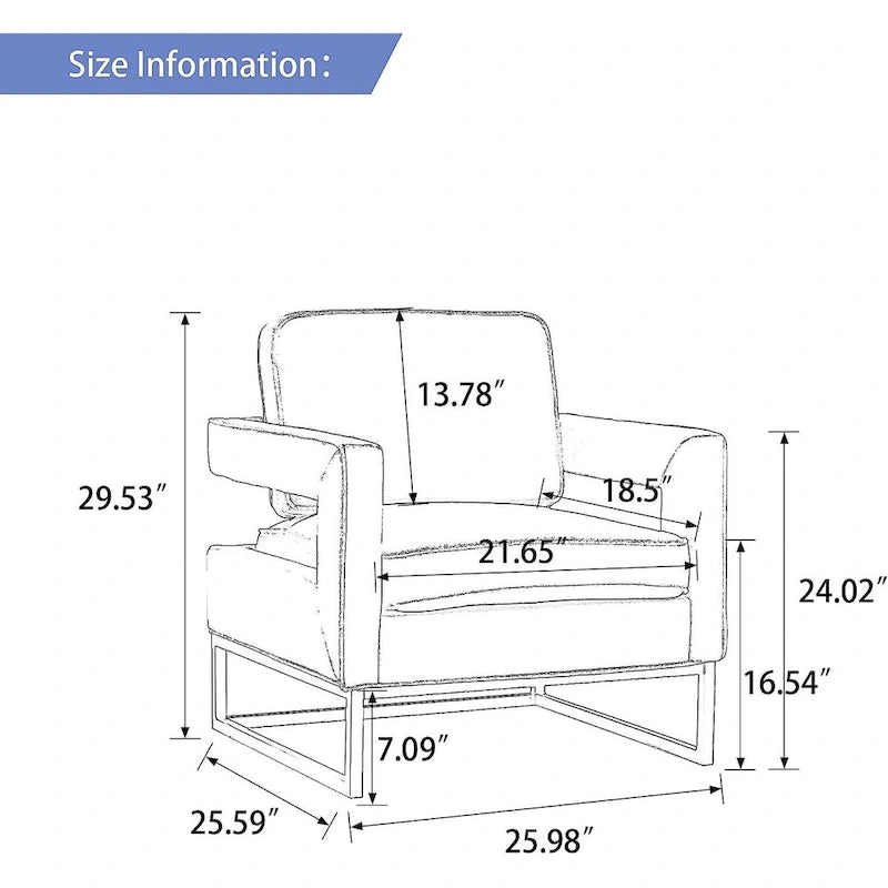 Silla decorativa moderna con brazos, silla tapizada de salón de estilo de mediados de siglo