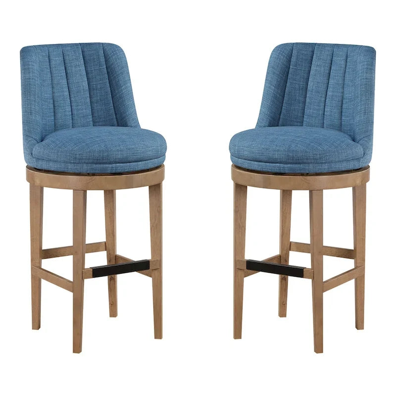 2er-Set Drehbarhocker im minimalistischen Stil