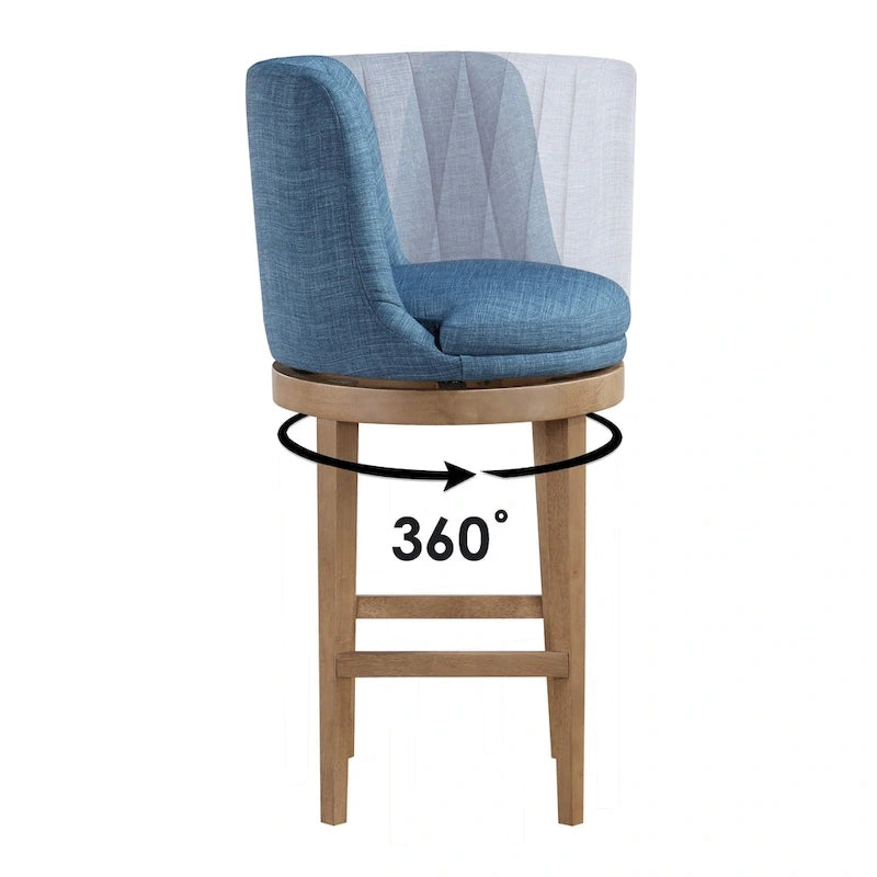 2er-Set Drehbarhocker im minimalistischen Stil