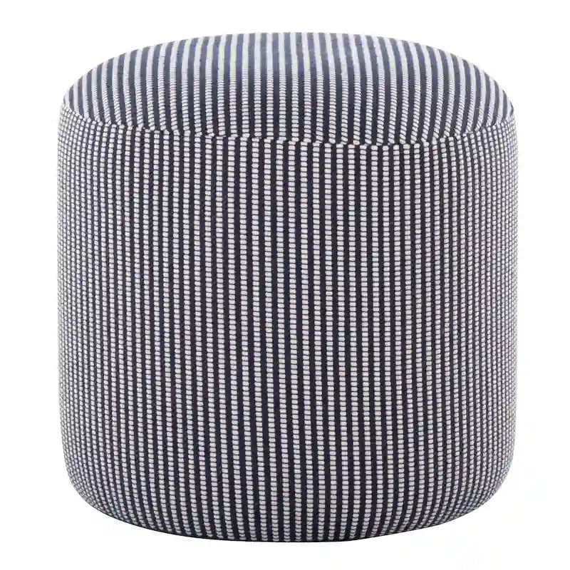 Pouf rond de 16, style traditionnel minimaliste