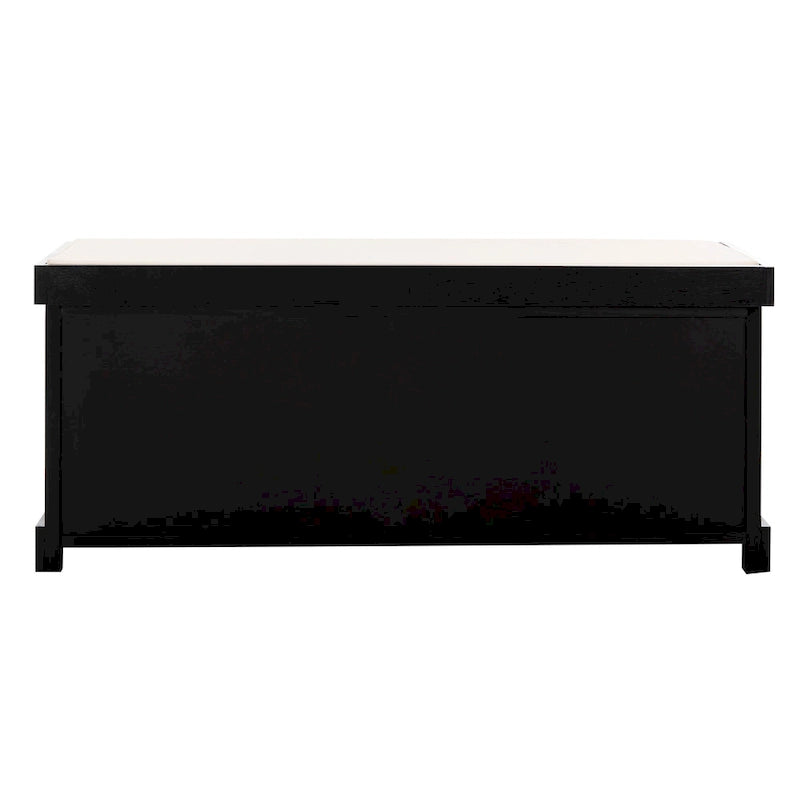 Banc de rangement gris/blanc - 47 x 16.1 x 19.9 - 47Wx16Dx20H