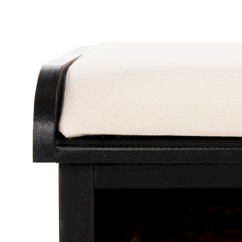 Banc de rangement gris/blanc - 47 x 16.1 x 19.9 - 47Wx16Dx20H