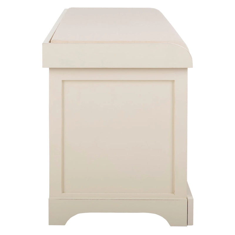 Banc de rangement gris/blanc - 47 x 16.1 x 19.9 - 47Wx16Dx20H