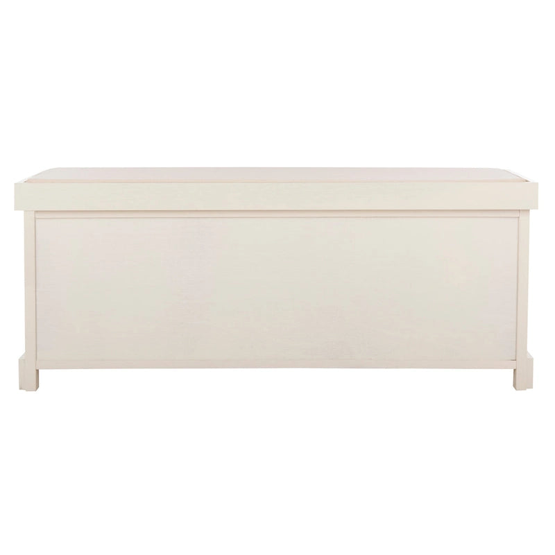 Banc de rangement gris/blanc - 47 x 16.1 x 19.9 - 47Wx16Dx20H
