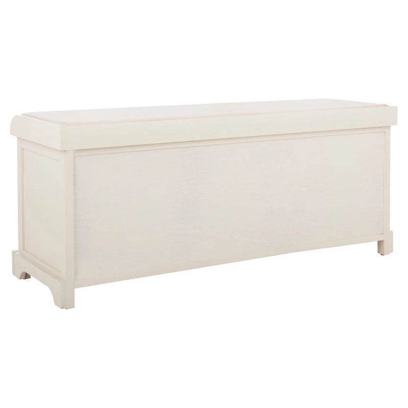 Banc de rangement gris/blanc - 47 x 16.1 x 19.9 - 47Wx16Dx20H