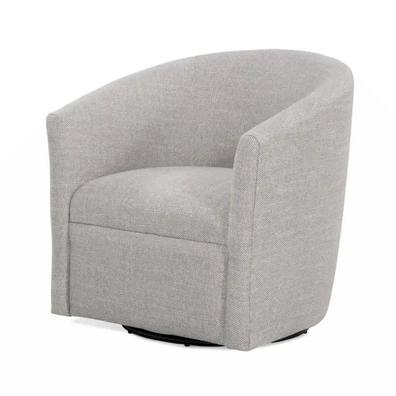 Fauteuil tonneau pivotant en polyester