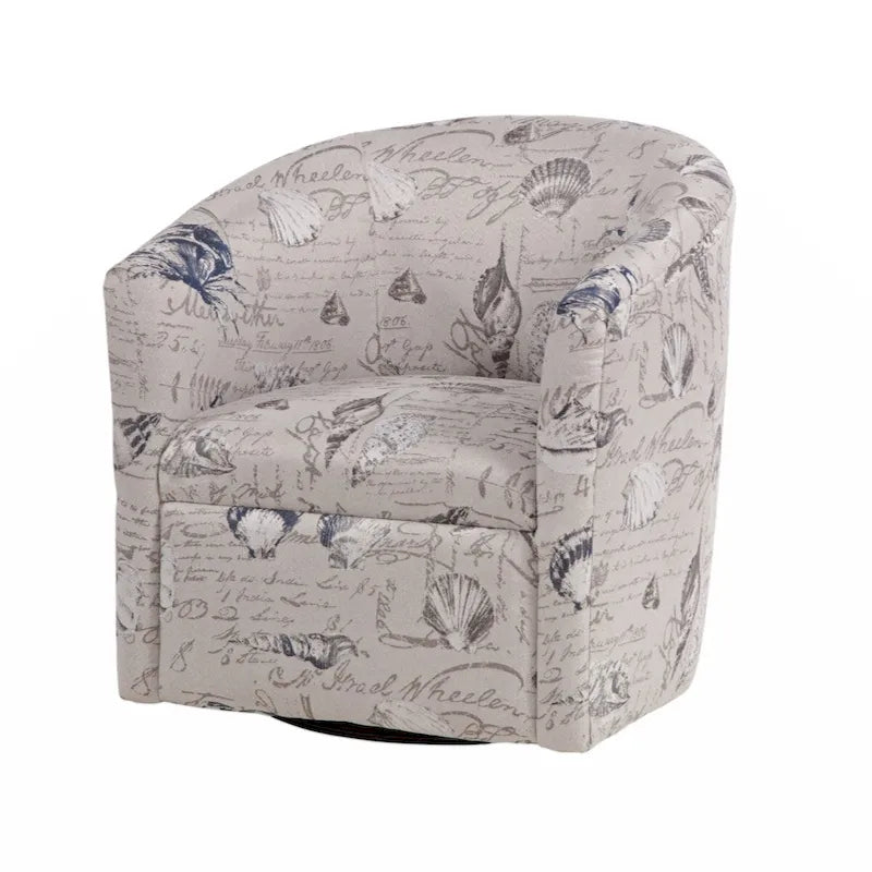 Fauteuil tonneau pivotant en polyester