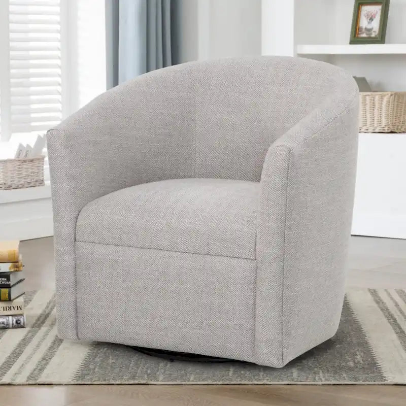 Sea Oat Swivel Barrel polyester Chair