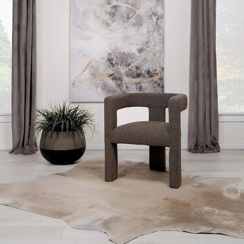 Chaise d’appoint rembourrée de style scandinave