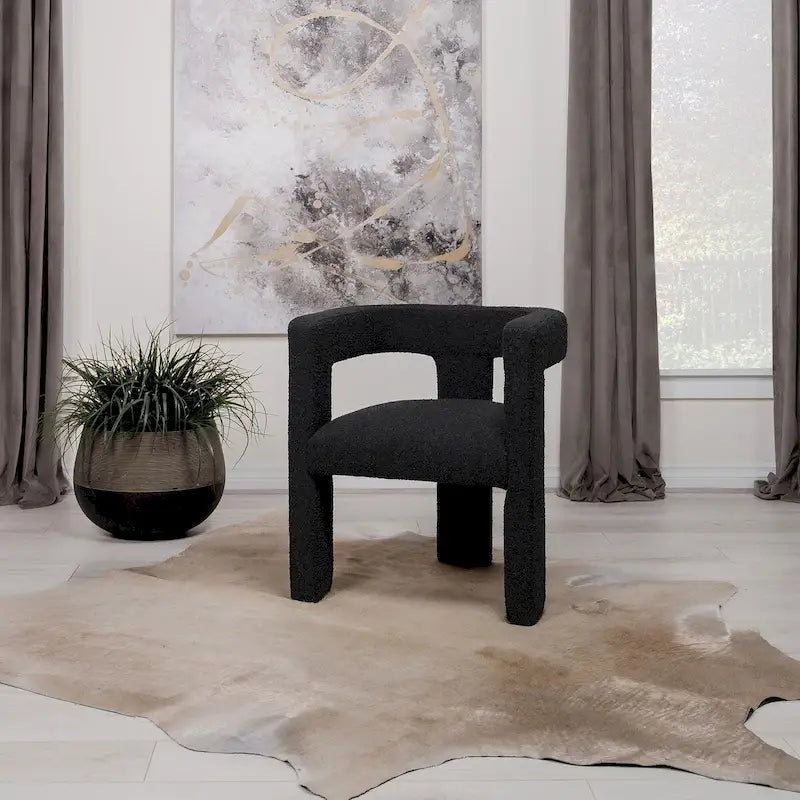 Chaise d’appoint rembourrée de style scandinave