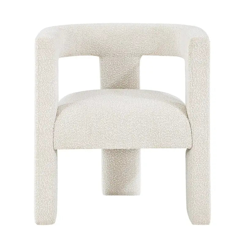 Chaise d’appoint rembourrée de style scandinave