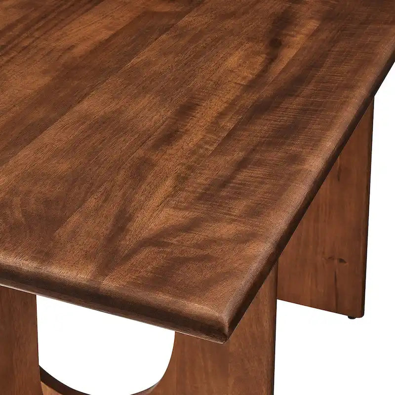 Rechteckiger Esstisch im minimalistischen Stil aus Naturholz, 70